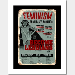 Lesbian Witchcraft Posters and Art